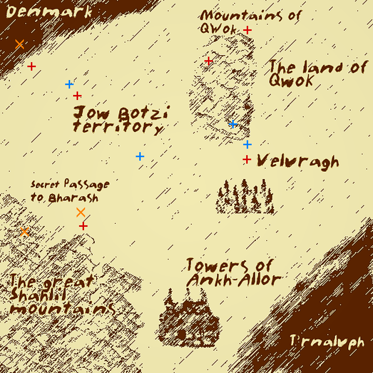 Player location map for Wolfgang